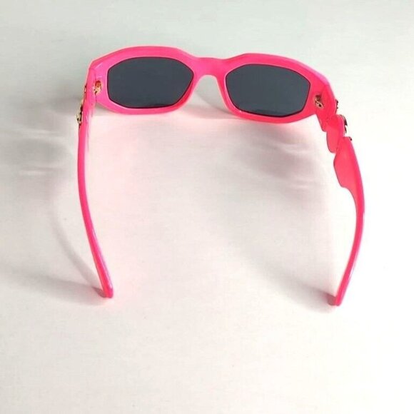 VERSACE Sunglasses VE4361 Pink Biggie Sunglasses Fuxia Fluo Medusa Rectangle - Picture 9 of 16